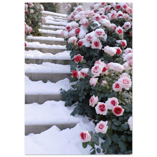Frozen roses